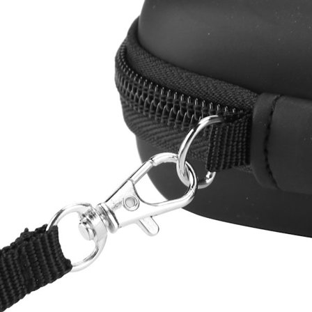 Bärbar Förvaringsväska Mini Bär EVA Skyddsfodral för Nintendo Switch Lite Spelkonsol Svart