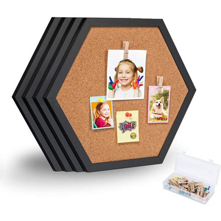 IC 4-pak Korktavle Opslagstavle, Korktavler til vægge med ramme