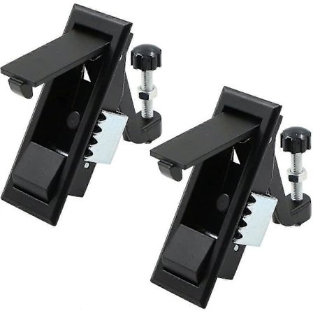 Skåpsdörrslås Tryckknapp - Elektrisk Platt Skåp Möbelhandtag Skåp Låsbar Lådor Låda Camping Husvagn Husbil Yacht Båt Båt Svart