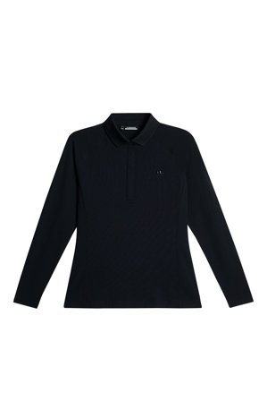J.Lindeberg - Golf - Flor Long Sleeve Polo - Black - Femme - L