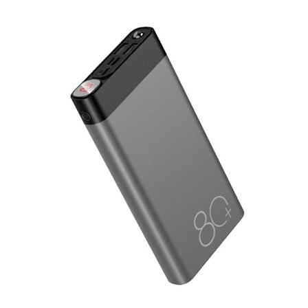 20000mah portabel powerbank med LED-lampa