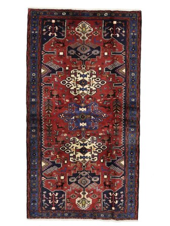 Handgeknüpft Hamadan 104X190 Wollteppich Klein