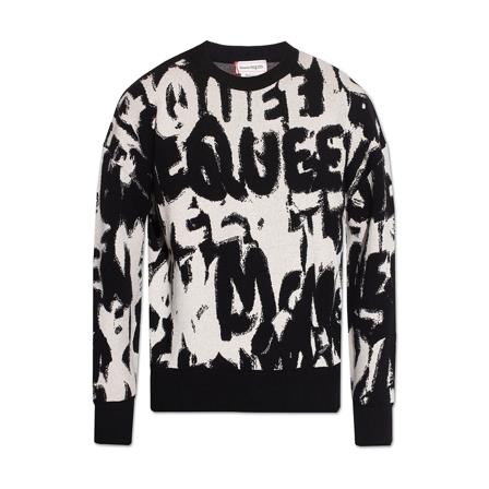 Alexander McQueen Strik Sort, Herre Strik