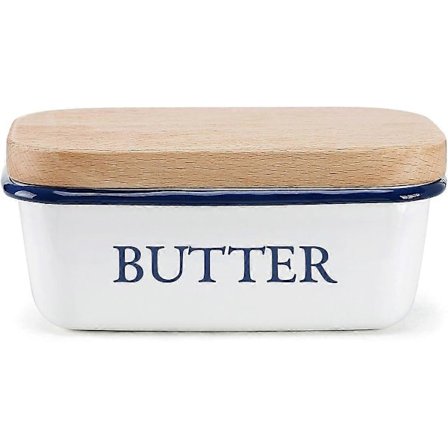 Uusi monitoiminen emalinen voipytty valkoisella kannella, 2025