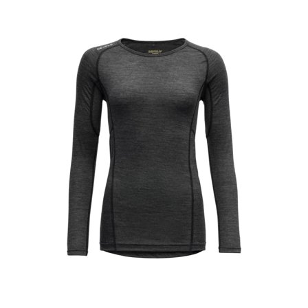 Devold Running Woman Shirt Women long-sleeved training tops Grey XL