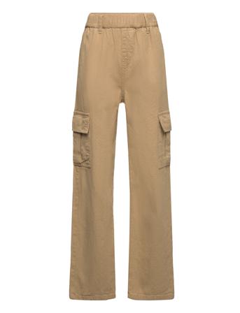 Nlmnanson Straight Cargo Pant Bottoms Trousers Beige LMTD