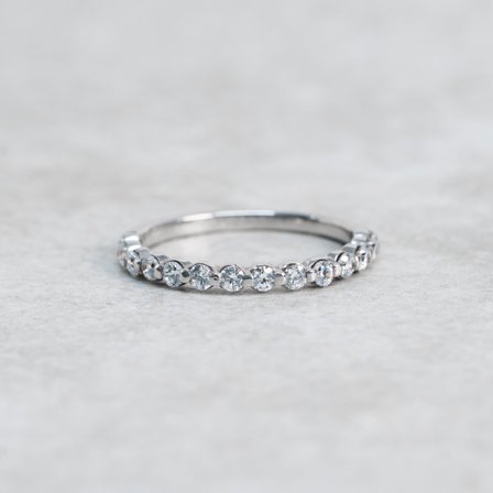 Förlovningsring Mahonia, 18K Vitguld - Förlovning- och vigselringar