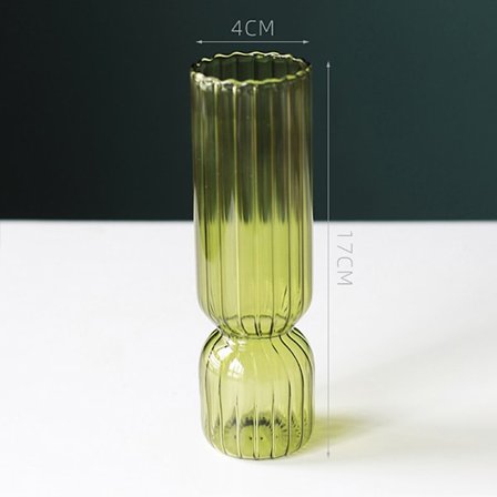 Nordic Glass Vase Små Glass Vaser Blomsteroppsats Hjem Gla