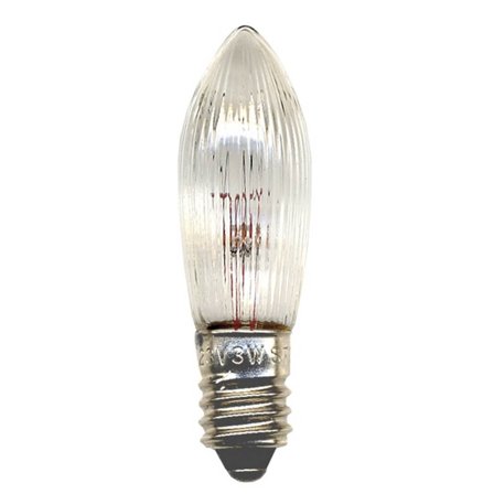 Star Trading - Reservlampe julebelysning E10 23V klar Transparent