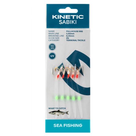 Kinetic Sabiki Fullhouse Fishskin - #4