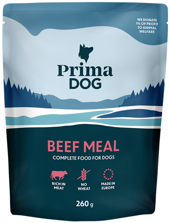 PrimaDog Biff Måltid 260 G