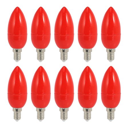 10x LED-ljus Ljus Ljus Röd Lyckolamp Magisk Lampa Energisparande Ljus Ljus, E14 [DB]