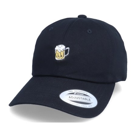 Abducted - Black - unconstructed - Cap - Beer Tankard Black Dad Cap - Hatstore