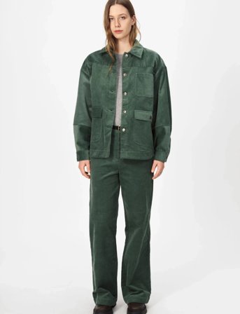 nué notes Porter Pants - Khaki green - 34