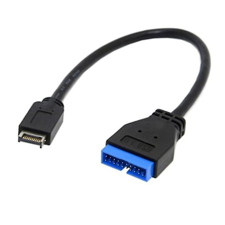 Usb 3.1 Typ-c Mini 20-stifts Frontpanelhuvud till Usb 3.0 Sta