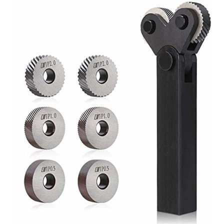 Stål Knurling Værktøj, Dobbelt Knurl, Skrå Tænder, Diagonal Wh DXGHC