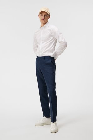 J.Lindeberg - Non-iron Twill Superslim Shirt - White - Man - 37