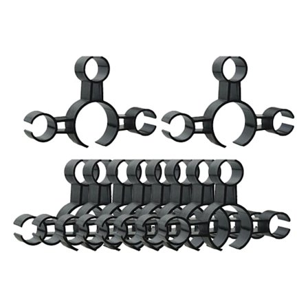 10 kappaletta Samppanjapullon pidike kynttilöille Samppanjapullon ilotulitteiden pidike, johon mahtuu 3