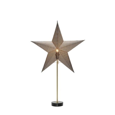 Konstsmide 1760-770 Papirstjerne med marmorbunn Svart, Belysning