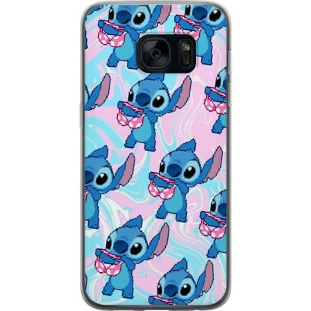 Samsung Galaxy S7 Genomskinligt Skal Stitch Retro