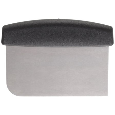 Husholdningsskrape i rustfritt stål for kutting av stekebrett, deigskrape for brød og pizzadeig YJ02