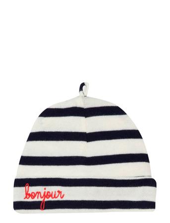 Chaumont Bonjour/Gots Accessories Headwear Hats Baby Hats Marineblå Maison Labiche Paris*Betinget Tilbud