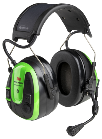 3M Peltor WS ALERT XPV Hørselsvern Hodebøyle, solcellelading, Bluetooth MultiPoint, Hørselvern