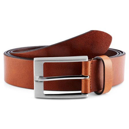 Ceinture en cuir pleine fleur tanné texturé pour hommes - Ceintures en cuir