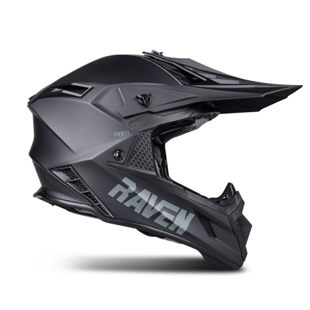 Casco MX Raven Aspire Evo Negro Mate L