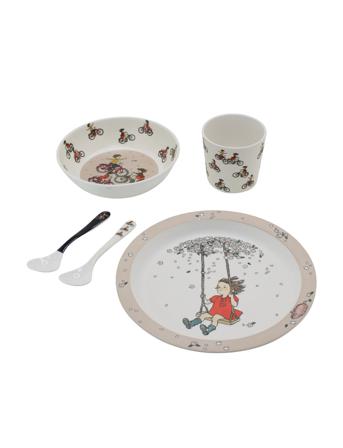 Lotta On Troublemaker Street, Giftset, 5-Pcs Home Meal Time Dinner Sets Multi/mønstret Rätt Start