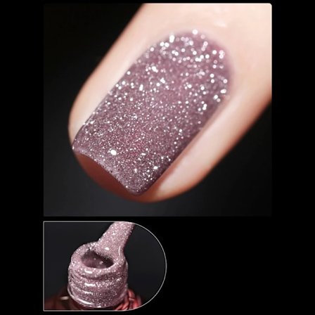 7,5 ml Glitter Neglelak Soak Off UV Led Neglelak Negle маникюр