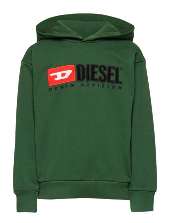 Sdivision Over Sweat-Shirt Hettegenser Genser Grønn Diesel