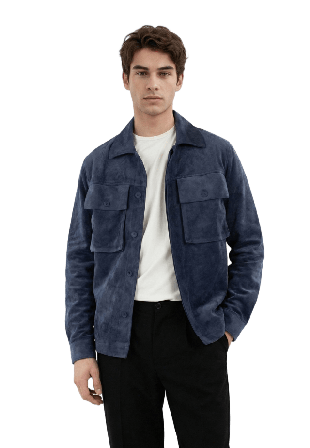 Ciszere Nash Vegan Suede Jacket Jackor Herr Blå XL