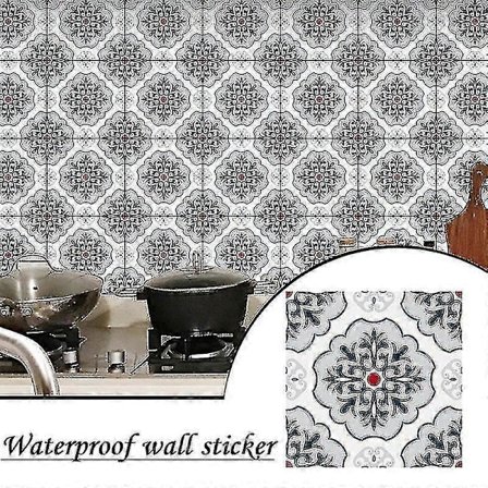 Itseliimautuvat seinälaattatarrat vedenpitävät PVC-taustalevy tarrat keittiön kylpyhuonetarvikkeet