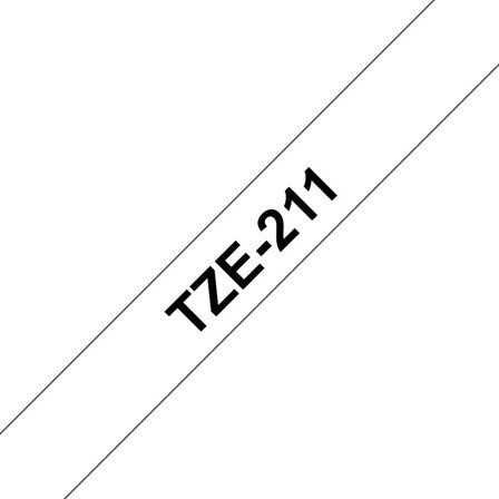 Brother TZe-211 - laminert teip - 1 kassett(er) - Rull (0,6 cm x 8 m)