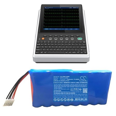 Batteri for medisinsk bruk for Zoncare IMAC100, IMAC1200, iMAC 1200 etc.