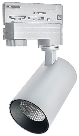 Westal WLT Mini Spotlight Ø46 mm, 8 W, aluminium vit, 3000 K, Belysning