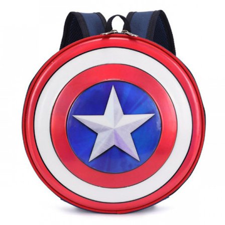 Boys Captain America Shield Ryggsäck