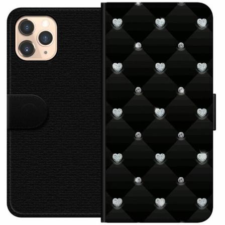 Apple Iphone 11 Pro Plånboksfodral Bling Heart