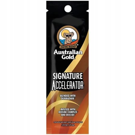Australian Gold Signature Accelerator -Rusketuksen Tehostaja 15 Ml, Kosteuttava Voide Solariumiin Ja Auringolle