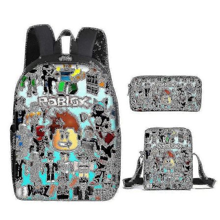2025 Roblox Rygsæk, 's Taske Roblox Taske 3d 's Rygsæk Studenter Rygsæk Fash Anime Taske 's