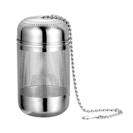 Stor te-infuser til løs te & krydderi-infuser til madlavning, ekstra fintmasket store te-si til løs te