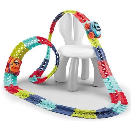 Anti Gravity Car Track Set Track Ultra-Fleksibel Maskinbane,Cha
