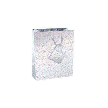 County Stationery Holografisk Presentpåse (12-pack) M Vit White M