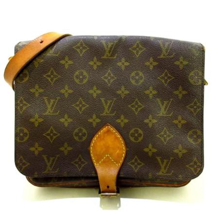 Louis Vuitton Vintage Pre-owned Shoulder Taske Brun, Herre Vintage Tasker, Størrelse: ONE Size