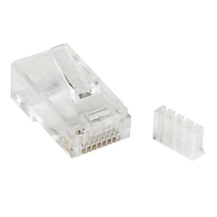 StarTech Cat 6 RJ45 Modular Plug for Solid Wire - 50 Pack (CRJ45C6SOL50) - nettverkkontakt - blank