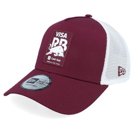 New Era - Motor Svart trucker Keps - RB F1 25 Seasonal Cardinal/White A-frame Trucker @ Hatstore