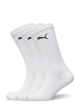 Puma Unisex Light Crew Sock 3P White PUMA