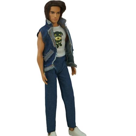 Kvalitetskläder för 1/6-dockor, Casual Wear, Handgjorda Kläder, Outfit för 29 cm Ken Prince-docka, Tillbehör, DIY-dockdräkter, Rock, Dekorationer NO.6