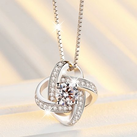 Sterlinghopea Kuutiollinen Zirkonia Riipus Kaksosten Horoskooppi Kaulakoru - Yhtä Kaunis Kuin Sinä